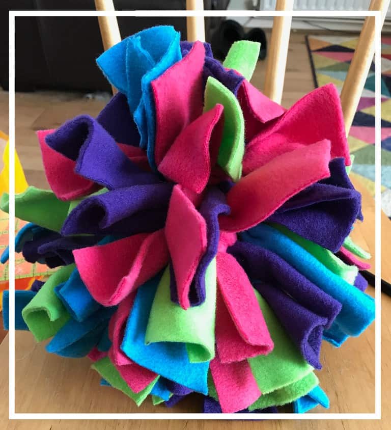 How to Make Your Own Snuffle Ball - A Snufflemat Alternative - Tails We Win