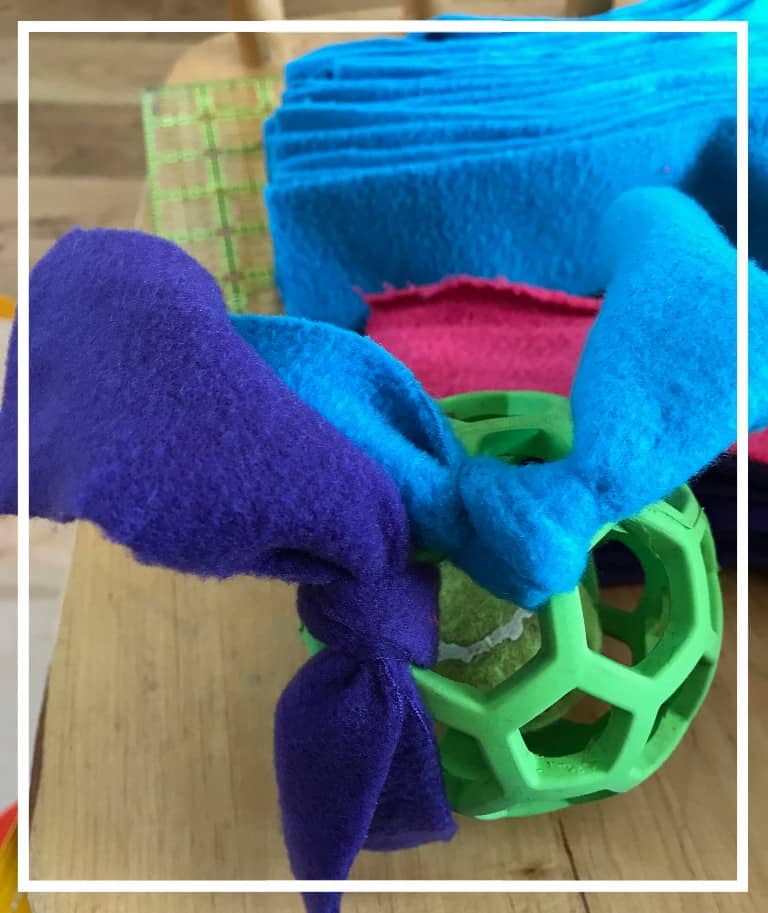 DIY Snuffle Ball For Dogs